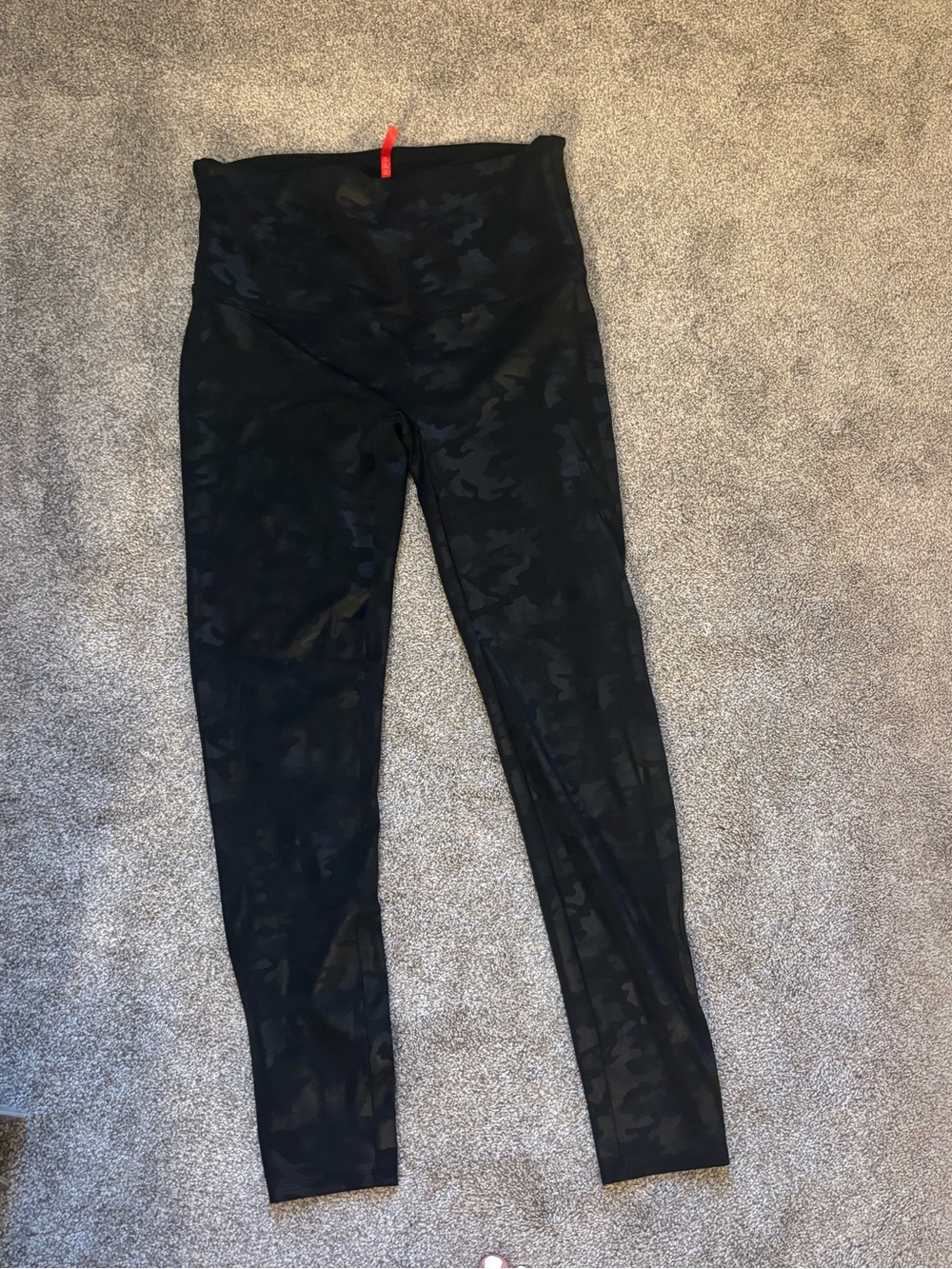 Women’s SPANX Black Camouflage High-Waist Leggings